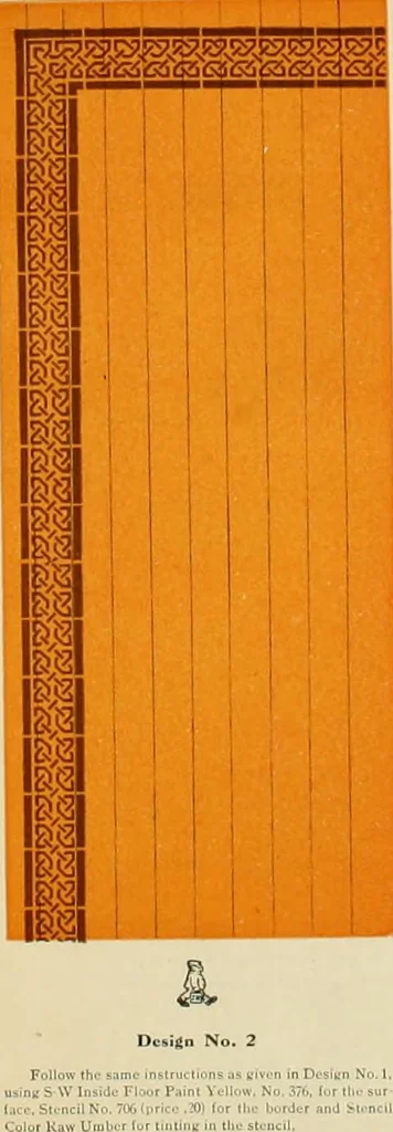 An illustration from Style portfolio of home decoration, 1910, leaf 16