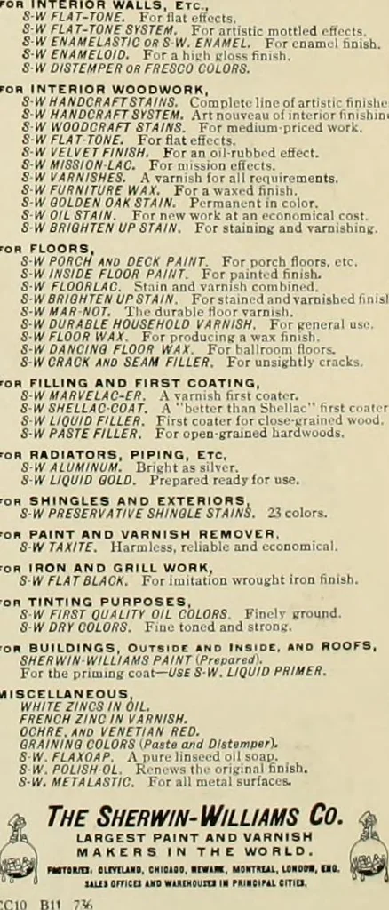 An illustration from Style portfolio of home decoration, 1910, leaf 21