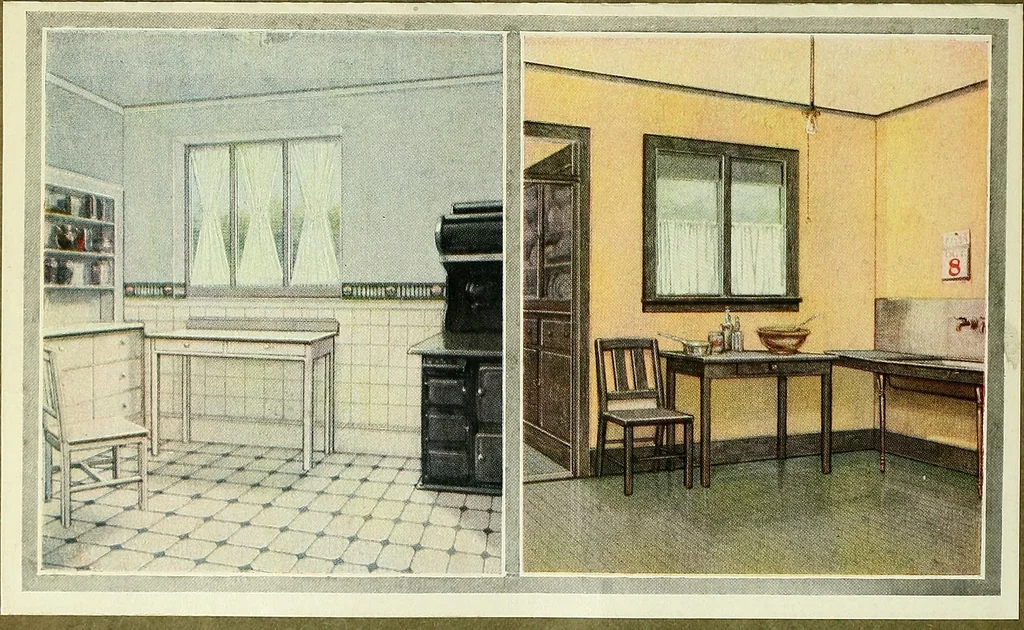 An illustration from Style portfolio of home decoration, 1910, leaf 29