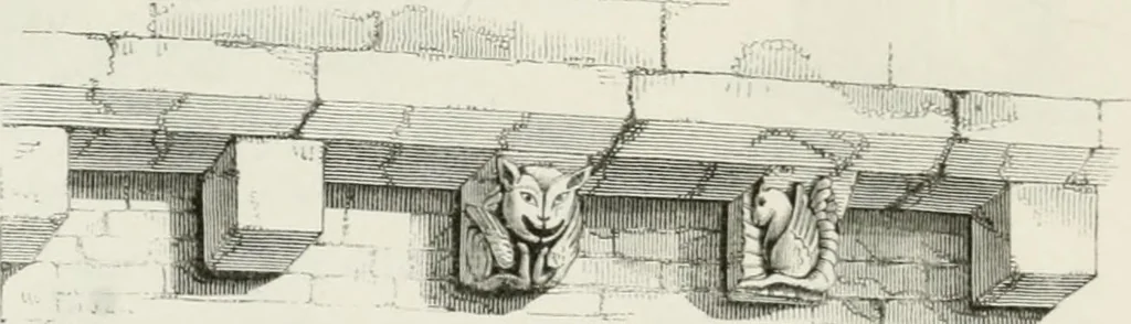 An illustration from An attempt to discriminate the styles of architecture in England : from the Conquest to the Reformation : with a sketch of the Grecian and Roman orders : notices of numerous British edifices :and some remarks on the architecture of a part of France, 1848, leaf 133