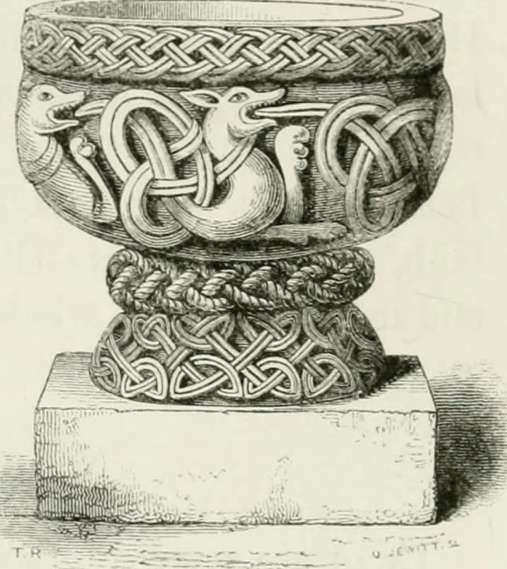 An illustration from An attempt to discriminate the styles of architecture in England : from the Conquest to the Reformation : with a sketch of the Grecian and Roman orders : notices of numerous British edifices :and some remarks on the architecture of a part of France, 1848, leaf 151