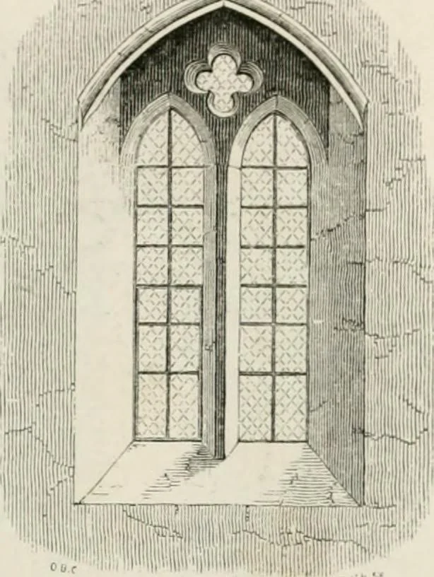 An illustration from An attempt to discriminate the styles of architecture in England : from the Conquest to the Reformation : with a sketch of the Grecian and Roman orders : notices of numerous British edifices :and some remarks on the architecture of a part of France, 1848, leaf 165