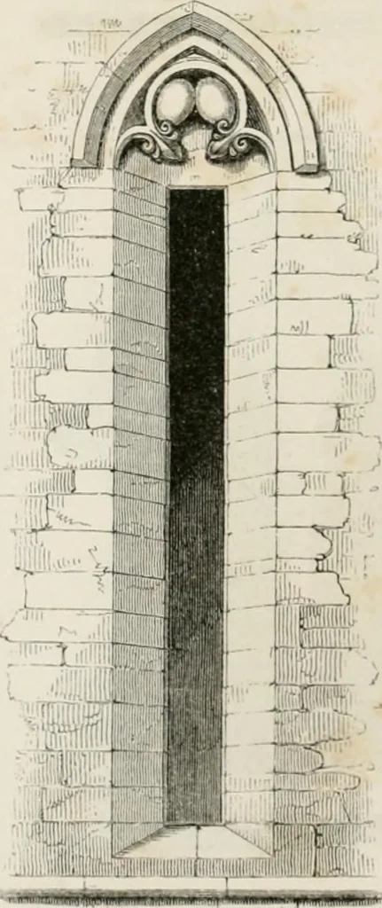 An illustration from An attempt to discriminate the styles of architecture in England : from the Conquest to the Reformation : with a sketch of the Grecian and Roman orders : notices of numerous British edifices :and some remarks on the architecture of a part of France, 1848, leaf 169