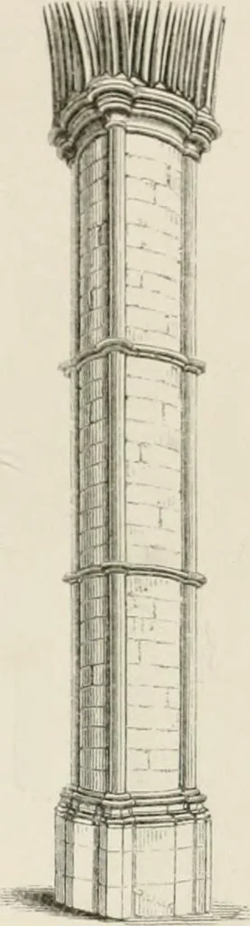 An illustration from An attempt to discriminate the styles of architecture in England : from the Conquest to the Reformation : with a sketch of the Grecian and Roman orders : notices of numerous British edifices :and some remarks on the architecture of a part of France, 1848, leaf 177
