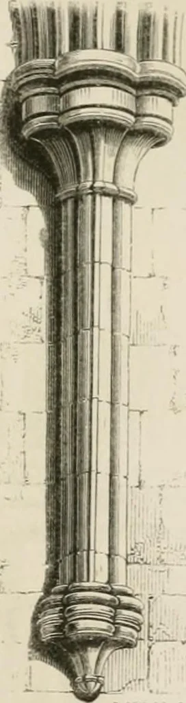 An illustration from An attempt to discriminate the styles of architecture in England : from the Conquest to the Reformation : with a sketch of the Grecian and Roman orders : notices of numerous British edifices :and some remarks on the architecture of a part of France, 1848, leaf 178