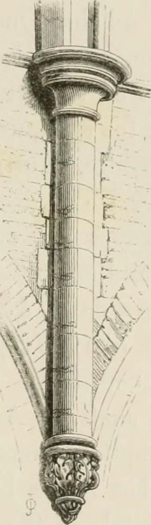An illustration from An attempt to discriminate the styles of architecture in England : from the Conquest to the Reformation : with a sketch of the Grecian and Roman orders : notices of numerous British edifices :and some remarks on the architecture of a part of France, 1848, leaf 178