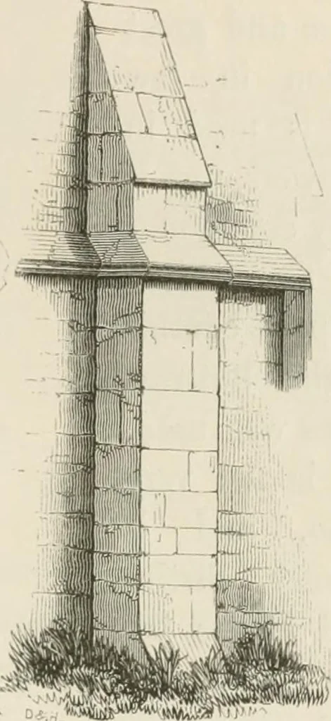 An illustration from An attempt to discriminate the styles of architecture in England : from the Conquest to the Reformation : with a sketch of the Grecian and Roman orders : notices of numerous British edifices :and some remarks on the architecture of a part of France, 1848, leaf 182