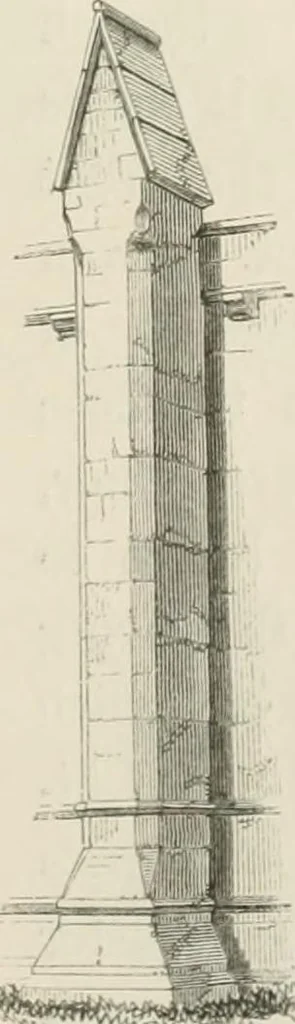 An illustration from An attempt to discriminate the styles of architecture in England : from the Conquest to the Reformation : with a sketch of the Grecian and Roman orders : notices of numerous British edifices :and some remarks on the architecture of a part of France, 1848, leaf 182