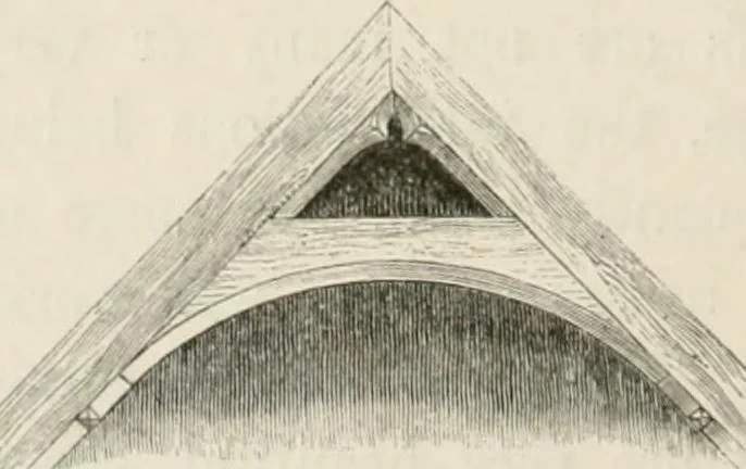 An illustration from An attempt to discriminate the styles of architecture in England : from the Conquest to the Reformation : with a sketch of the Grecian and Roman orders : notices of numerous British edifices :and some remarks on the architecture of a part of France, 1848, leaf 201