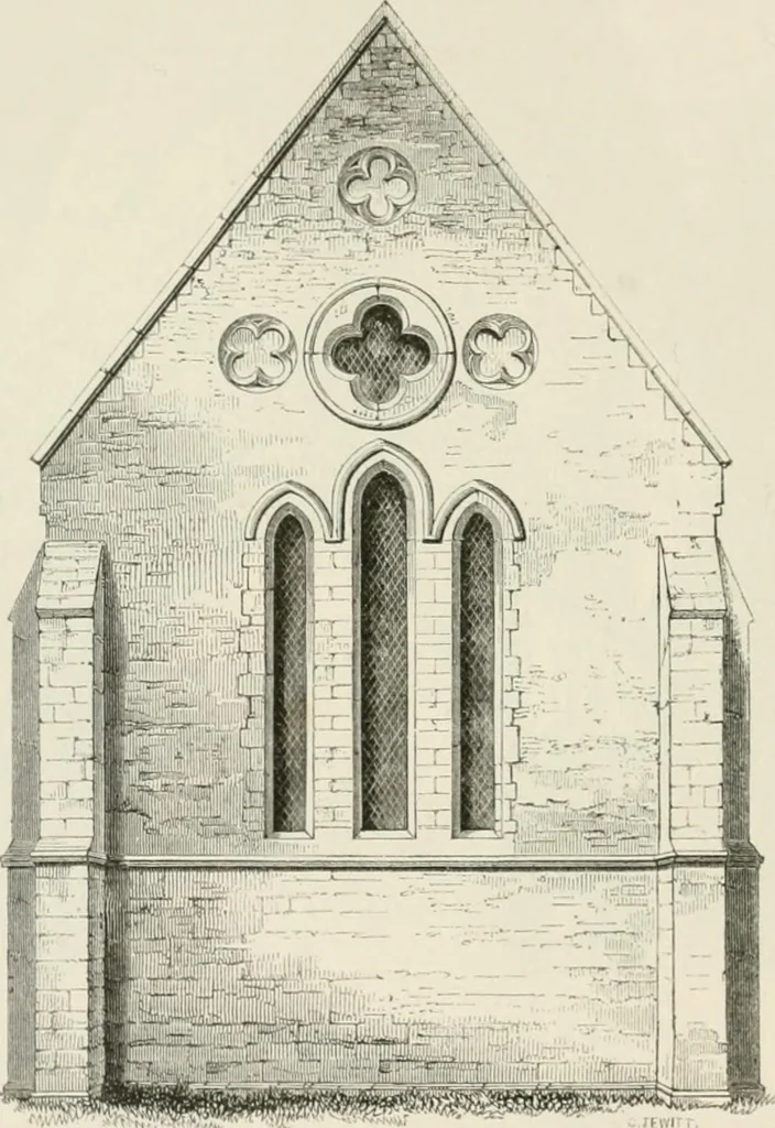 An illustration from An attempt to discriminate the styles of architecture in England : from the Conquest to the Reformation : with a sketch of the Grecian and Roman orders : notices of numerous British edifices :and some remarks on the architecture of a part of France, 1848, leaf 203