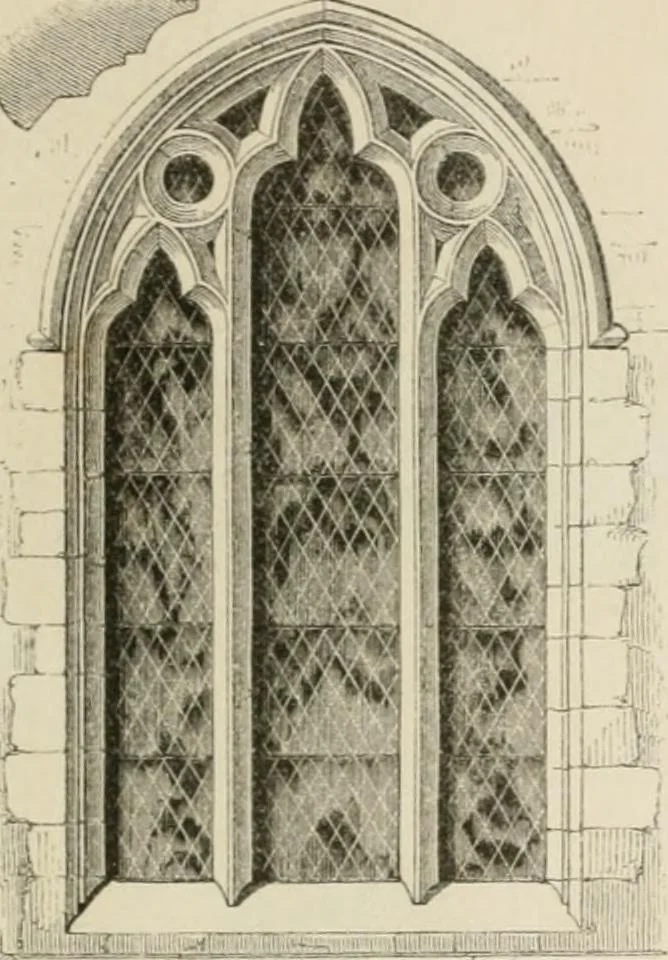 An illustration from An attempt to discriminate the styles of architecture in England : from the Conquest to the Reformation : with a sketch of the Grecian and Roman orders : notices of numerous British edifices :and some remarks on the architecture of a part of France, 1848, leaf 230