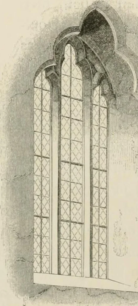An illustration from An attempt to discriminate the styles of architecture in England : from the Conquest to the Reformation : with a sketch of the Grecian and Roman orders : notices of numerous British edifices :and some remarks on the architecture of a part of France, 1848, leaf 230