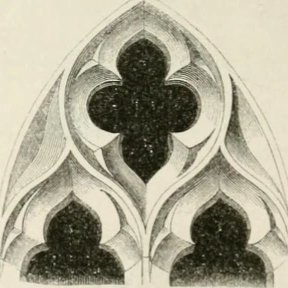 An illustration from An attempt to discriminate the styles of architecture in England : from the Conquest to the Reformation : with a sketch of the Grecian and Roman orders : notices of numerous British edifices :and some remarks on the architecture of a part of France, 1848, leaf 231
