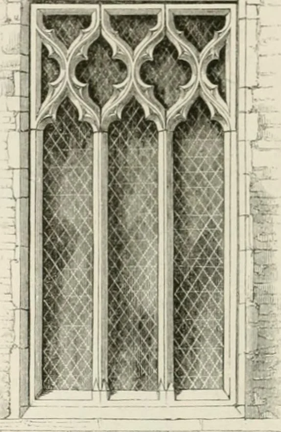 An illustration from An attempt to discriminate the styles of architecture in England : from the Conquest to the Reformation : with a sketch of the Grecian and Roman orders : notices of numerous British edifices :and some remarks on the architecture of a part of France, 1848, leaf 233
