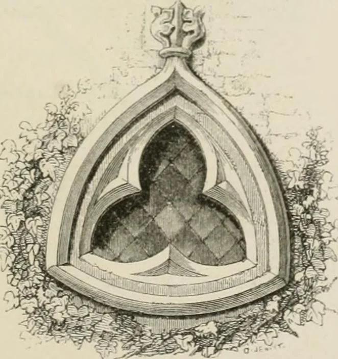 An illustration from An attempt to discriminate the styles of architecture in England : from the Conquest to the Reformation : with a sketch of the Grecian and Roman orders : notices of numerous British edifices :and some remarks on the architecture of a part of France, 1848, leaf 236