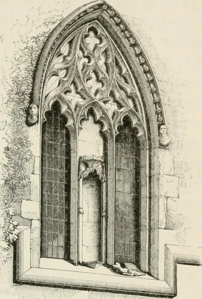 An illustration from An attempt to discriminate the styles of architecture in England : from the Conquest to the Reformation : with a sketch of the Grecian and Roman orders : notices of numerous British edifices :and some remarks on the architecture of a part of France, 1848, leaf 237