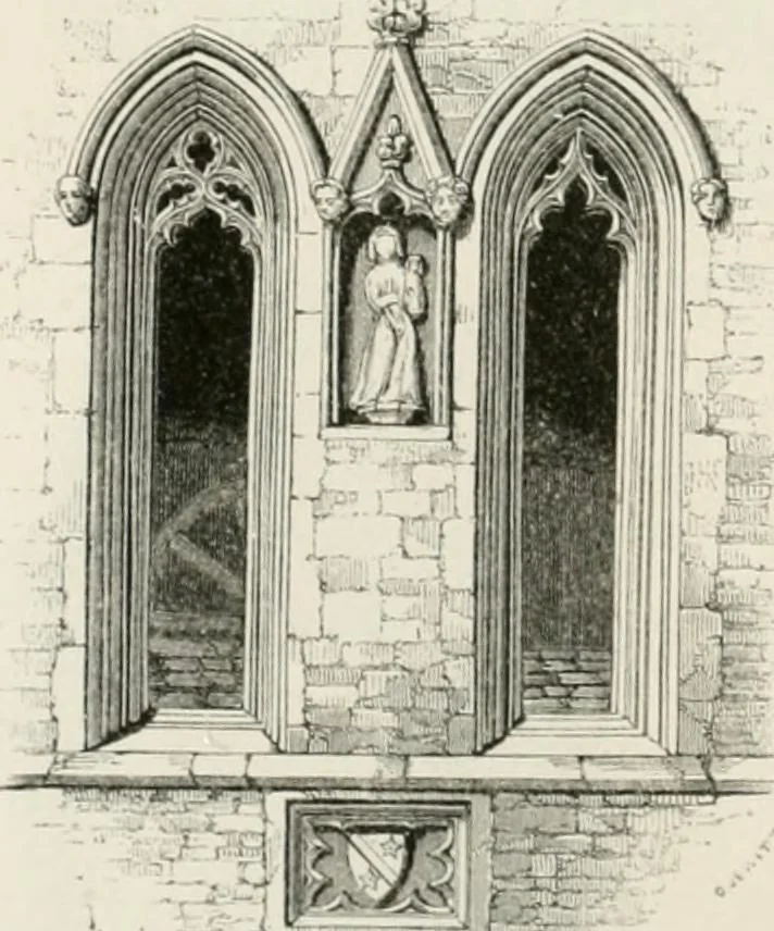 An illustration from An attempt to discriminate the styles of architecture in England : from the Conquest to the Reformation : with a sketch of the Grecian and Roman orders : notices of numerous British edifices :and some remarks on the architecture of a part of France, 1848, leaf 237