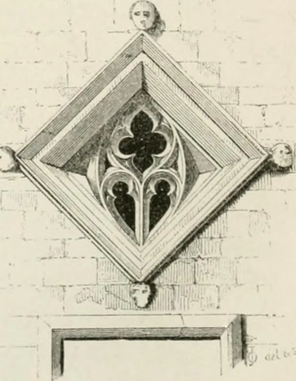 An illustration from An attempt to discriminate the styles of architecture in England : from the Conquest to the Reformation : with a sketch of the Grecian and Roman orders : notices of numerous British edifices :and some remarks on the architecture of a part of France, 1848, leaf 237