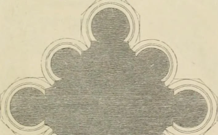 An illustration from An attempt to discriminate the styles of architecture in England : from the Conquest to the Reformation : with a sketch of the Grecian and Roman orders : notices of numerous British edifices :and some remarks on the architecture of a part of France, 1848, leaf 246