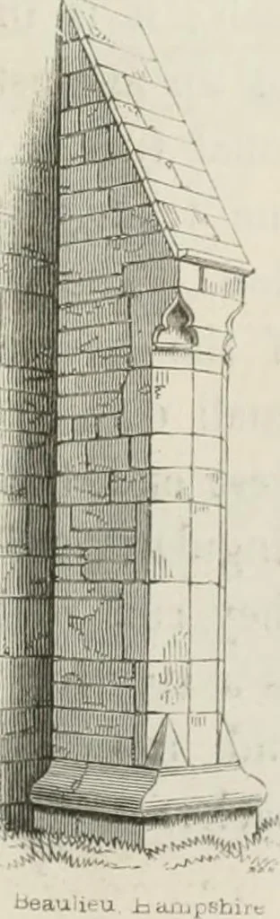 An illustration from An attempt to discriminate the styles of architecture in England : from the Conquest to the Reformation : with a sketch of the Grecian and Roman orders : notices of numerous British edifices :and some remarks on the architecture of a part of France, 1848, leaf 250