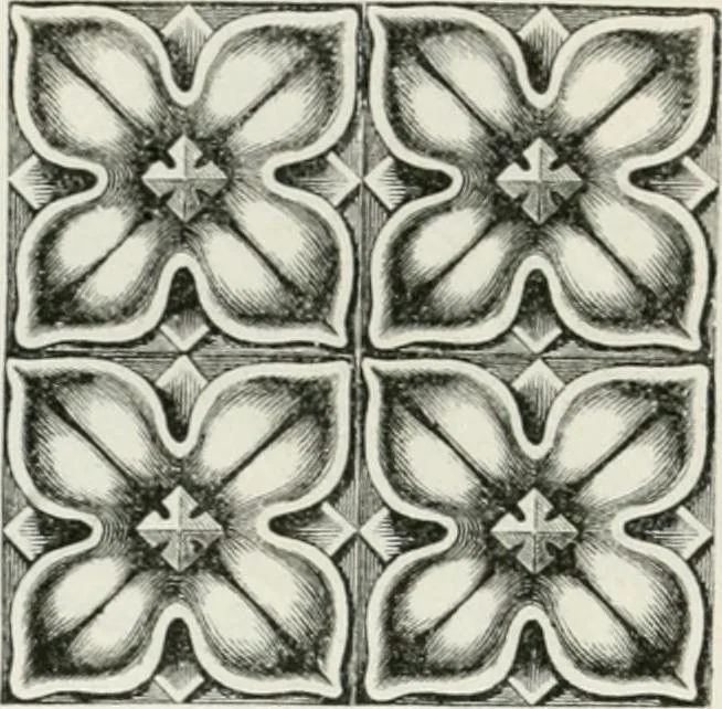 An illustration from An attempt to discriminate the styles of architecture in England : from the Conquest to the Reformation : with a sketch of the Grecian and Roman orders : notices of numerous British edifices :and some remarks on the architecture of a part of France, 1848, leaf 263