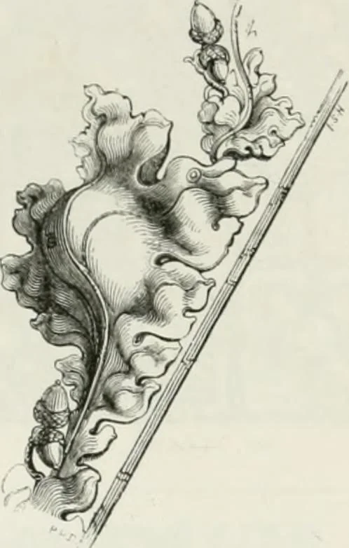 An illustration from An attempt to discriminate the styles of architecture in England : from the Conquest to the Reformation : with a sketch of the Grecian and Roman orders : notices of numerous British edifices :and some remarks on the architecture of a part of France, 1848, leaf 265