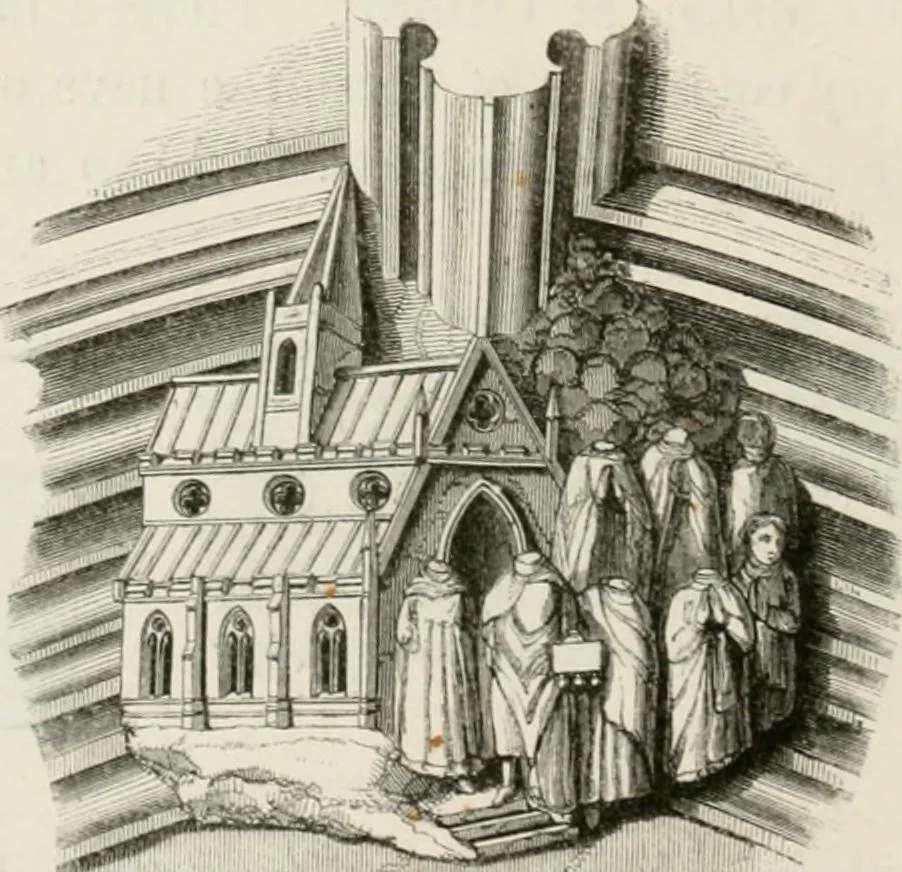 An illustration from An attempt to discriminate the styles of architecture in England : from the Conquest to the Reformation : with a sketch of the Grecian and Roman orders : notices of numerous British edifices :and some remarks on the architecture of a part of France, 1848, leaf 271