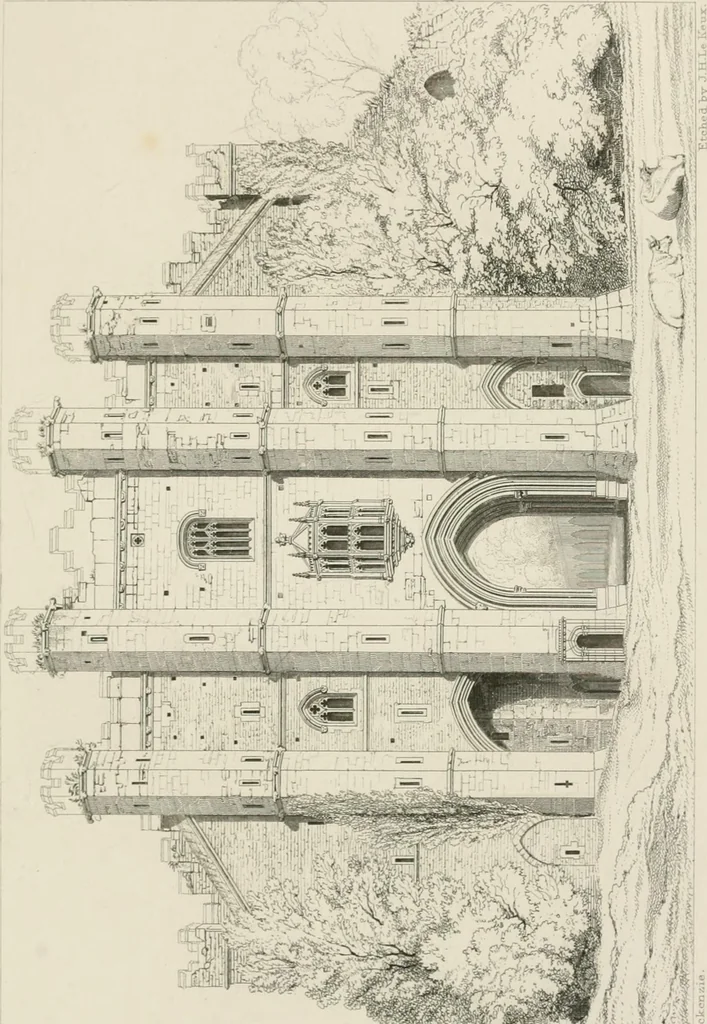 An illustration from An attempt to discriminate the styles of architecture in England : from the Conquest to the Reformation : with a sketch of the Grecian and Roman orders : notices of numerous British edifices :and some remarks on the architecture of a part of France, 1848, leaf 292