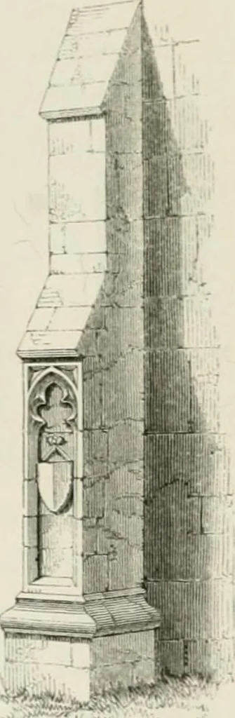 An illustration from An attempt to discriminate the styles of architecture in England : from the Conquest to the Reformation : with a sketch of the Grecian and Roman orders : notices of numerous British edifices :and some remarks on the architecture of a part of France, 1848, leaf 311