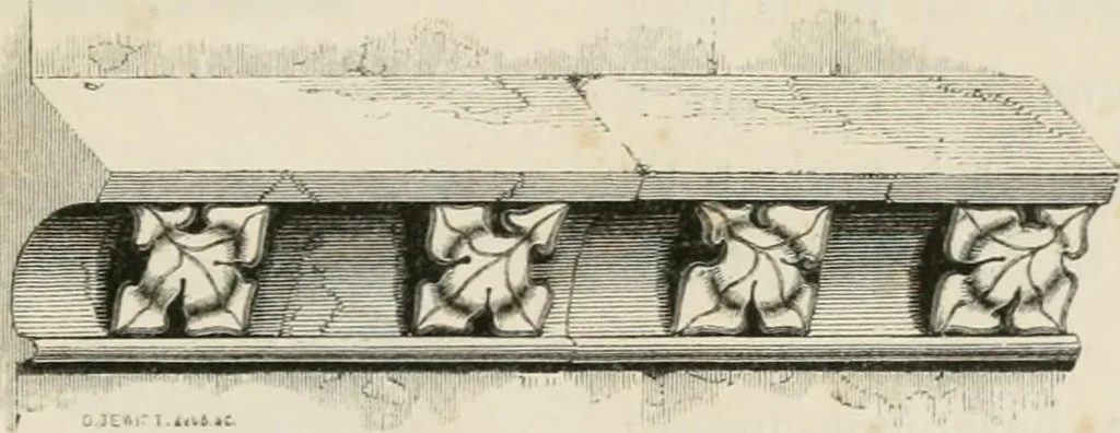 An illustration from An attempt to discriminate the styles of architecture in England : from the Conquest to the Reformation : with a sketch of the Grecian and Roman orders : notices of numerous British edifices :and some remarks on the architecture of a part of France, 1848, leaf 314