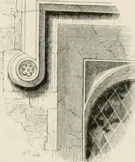 An illustration from An attempt to discriminate the styles of architecture in England : from the Conquest to the Reformation : with a sketch of the Grecian and Roman orders : notices of numerous British edifices :and some remarks on the architecture of a part of France, 1848, leaf 315
