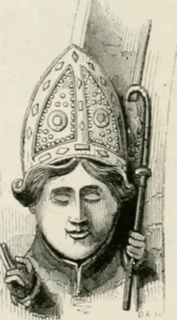 An illustration from An attempt to discriminate the styles of architecture in England : from the Conquest to the Reformation : with a sketch of the Grecian and Roman orders : notices of numerous British edifices :and some remarks on the architecture of a part of France, 1848, leaf 323