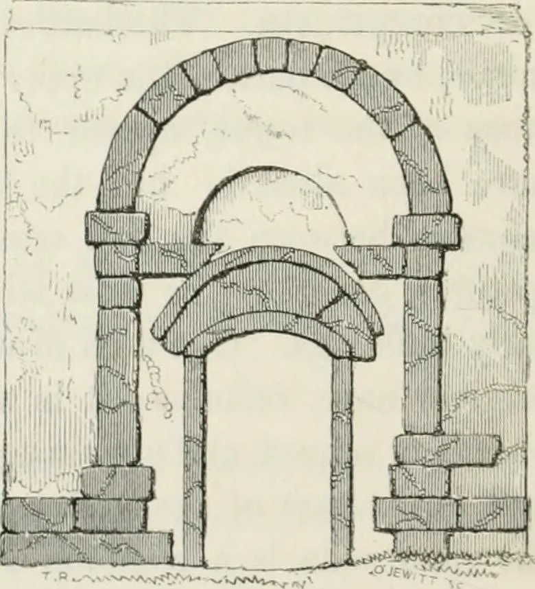An illustration from An attempt to discriminate the styles of architecture in England : from the Conquest to the Reformation : with a sketch of the Grecian and Roman orders : notices of numerous British edifices :and some remarks on the architecture of a part of France, 1848, leaf 369