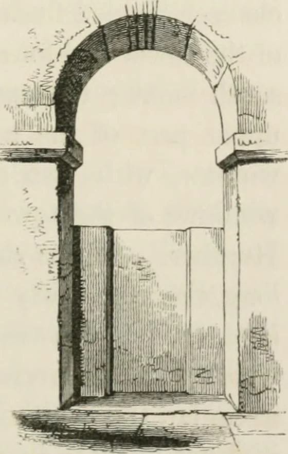 An illustration from An attempt to discriminate the styles of architecture in England : from the Conquest to the Reformation : with a sketch of the Grecian and Roman orders : notices of numerous British edifices :and some remarks on the architecture of a part of France, 1848, leaf 374