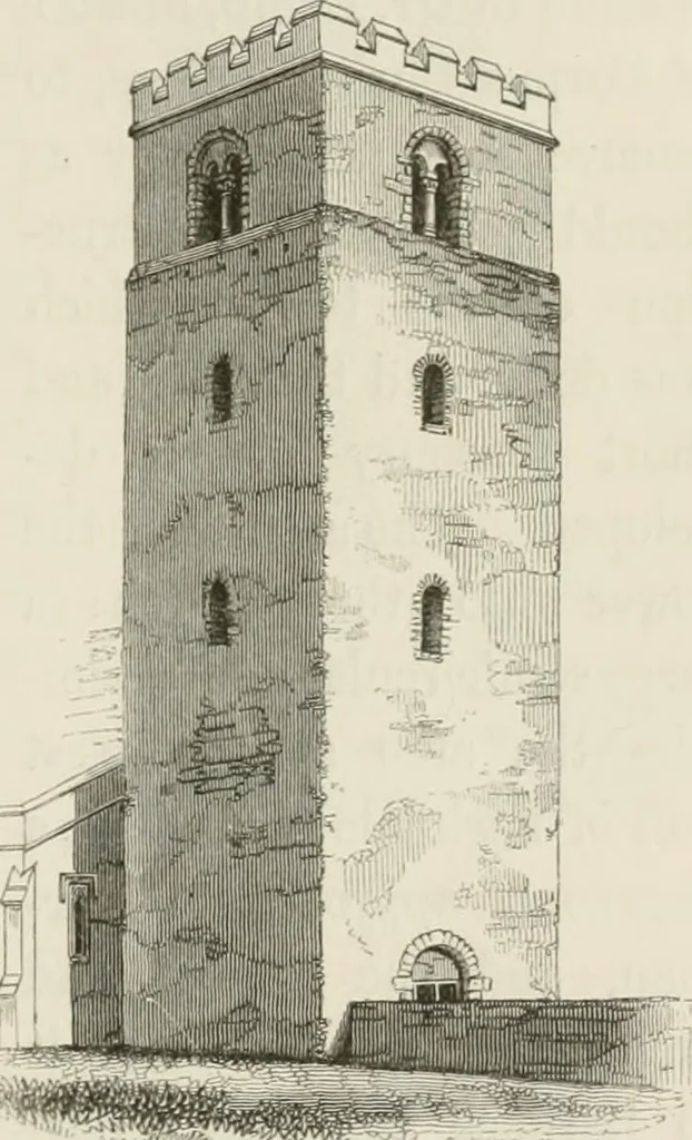 An illustration from An attempt to discriminate the styles of architecture in England : from the Conquest to the Reformation : with a sketch of the Grecian and Roman orders : notices of numerous British edifices :and some remarks on the architecture of a part of France, 1848, leaf 380
