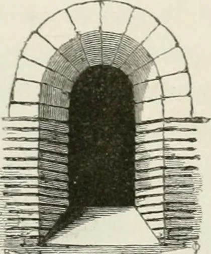 An illustration from An attempt to discriminate the styles of architecture in England : from the Conquest to the Reformation : with a sketch of the Grecian and Roman orders : notices of numerous British edifices :and some remarks on the architecture of a part of France, 1848, leaf 387