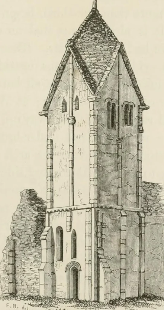 An illustration from An attempt to discriminate the styles of architecture in England : from the Conquest to the Reformation : with a sketch of the Grecian and Roman orders : notices of numerous British edifices :and some remarks on the architecture of a part of France, 1848, leaf 388