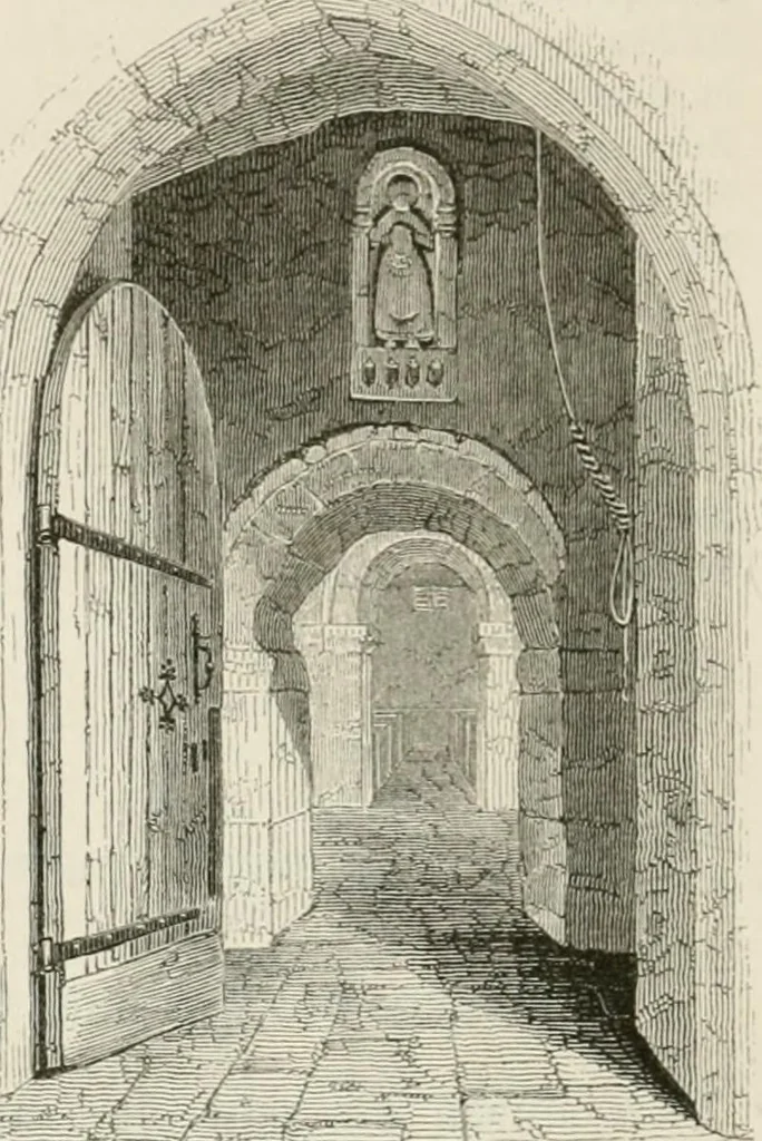 An illustration from An attempt to discriminate the styles of architecture in England : from the Conquest to the Reformation : with a sketch of the Grecian and Roman orders : notices of numerous British edifices :and some remarks on the architecture of a part of France, 1848, leaf 395
