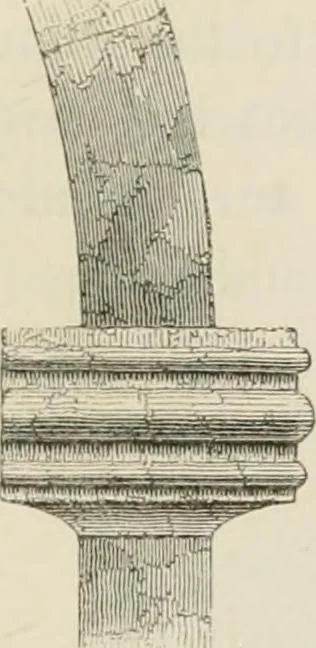An illustration from An attempt to discriminate the styles of architecture in England : from the Conquest to the Reformation : with a sketch of the Grecian and Roman orders : notices of numerous British edifices :and some remarks on the architecture of a part of France, 1848, leaf 396