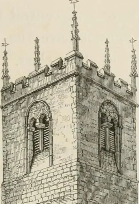 An illustration from An attempt to discriminate the styles of architecture in England : from the Conquest to the Reformation : with a sketch of the Grecian and Roman orders : notices of numerous British edifices :and some remarks on the architecture of a part of France, 1848, leaf 398