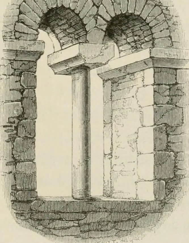 An illustration from An attempt to discriminate the styles of architecture in England : from the Conquest to the Reformation : with a sketch of the Grecian and Roman orders : notices of numerous British edifices :and some remarks on the architecture of a part of France, 1848, leaf 398