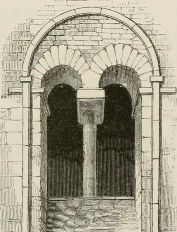 An illustration from An attempt to discriminate the styles of architecture in England : from the Conquest to the Reformation : with a sketch of the Grecian and Roman orders : notices of numerous British edifices :and some remarks on the architecture of a part of France, 1848, leaf 398