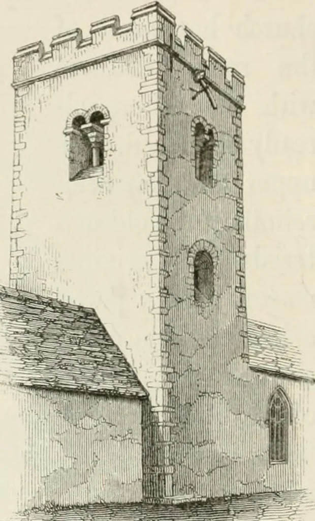 An illustration from An attempt to discriminate the styles of architecture in England : from the Conquest to the Reformation : with a sketch of the Grecian and Roman orders : notices of numerous British edifices :and some remarks on the architecture of a part of France, 1848, leaf 399