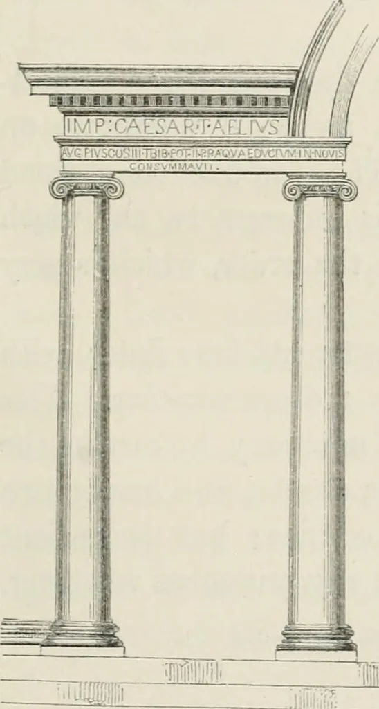 An illustration from An attempt to discriminate the styles of architecture in England : from the Conquest to the Reformation : with a sketch of the Grecian and Roman orders : notices of numerous British edifices :and some remarks on the architecture of a part of France, 1848, leaf 90