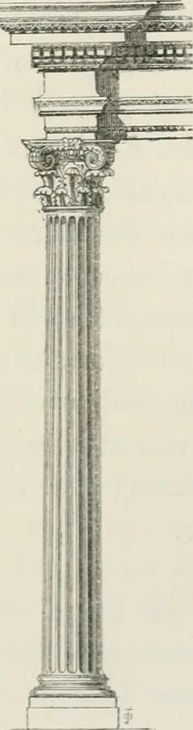 An illustration from An attempt to discriminate the styles of architecture in England : from the Conquest to the Reformation : with a sketch of the Grecian and Roman orders : notices of numerous British edifices :and some remarks on the architecture of a part of France, 1848, leaf 98