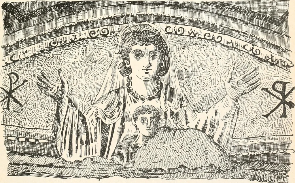 An illustration from Styles of ornament, exhibited in designs, and arranged in historical order, with descriptive text. A handbook for architects, designers, painters, sculptors, wood-carvers, chasers, modellers, cabinet-makers and artistic locksmiths as well as also for technical schools, libraries and private study, 1910, leaf 126