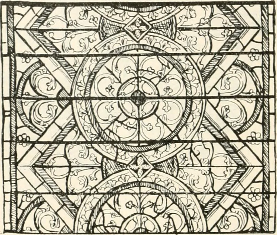 An illustration from Styles of ornament, exhibited in designs, and arranged in historical order, with descriptive text. A handbook for architects, designers, painters, sculptors, wood-carvers, chasers, modellers, cabinet-makers and artistic locksmiths as well as also for technical schools, libraries and private study, 1910, leaf 277