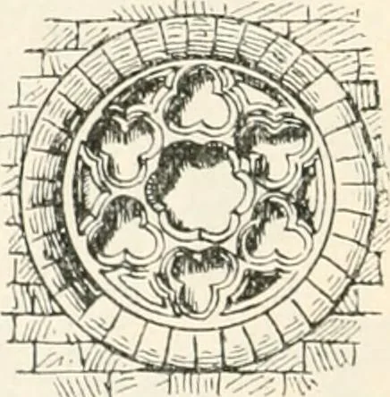 An illustration from Styles of ornament, exhibited in designs, and arranged in historical order, with descriptive text. A handbook for architects, designers, painters, sculptors, wood-carvers, chasers, modellers, cabinet-makers and artistic locksmiths as well as also for technical schools, libraries and private study, 1910, leaf 285