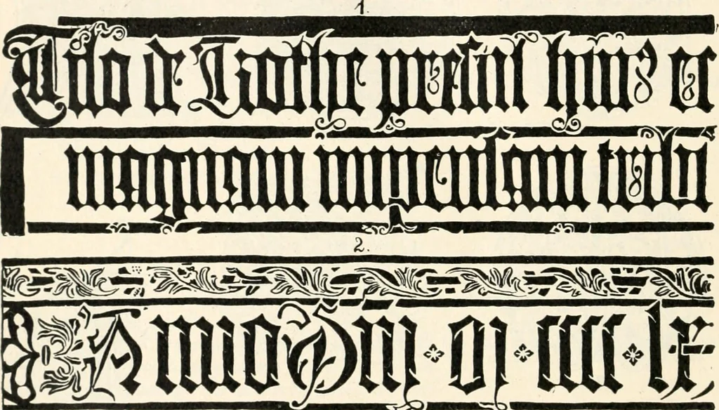 An illustration from Styles of ornament, exhibited in designs, and arranged in historical order, with descriptive text. A handbook for architects, designers, painters, sculptors, wood-carvers, chasers, modellers, cabinet-makers and artistic locksmiths as well as also for technical schools, libraries and private study, 1910, leaf 305