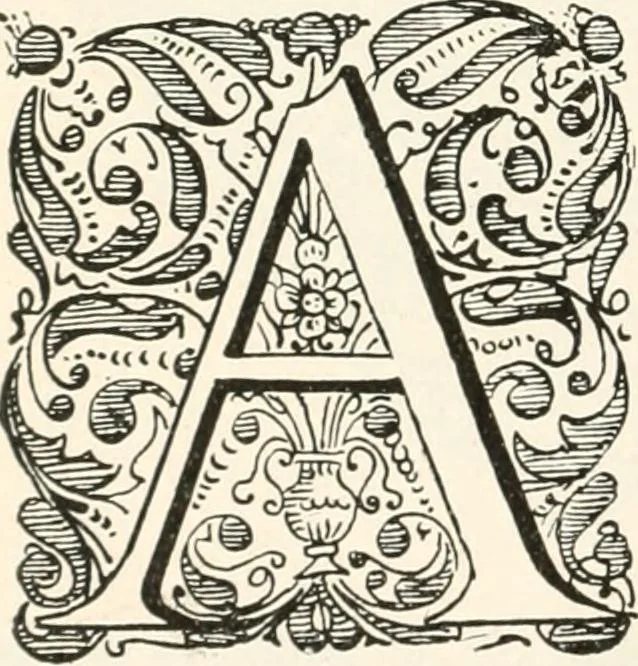 An illustration from Styles of ornament, exhibited in designs, and arranged in historical order, with descriptive text. A handbook for architects, designers, painters, sculptors, wood-carvers, chasers, modellers, cabinet-makers and artistic locksmiths as well as also for technical schools, libraries and private study, 1910, leaf 439